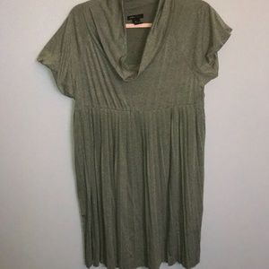 BCBG - Grey Pleated Dress Size XL